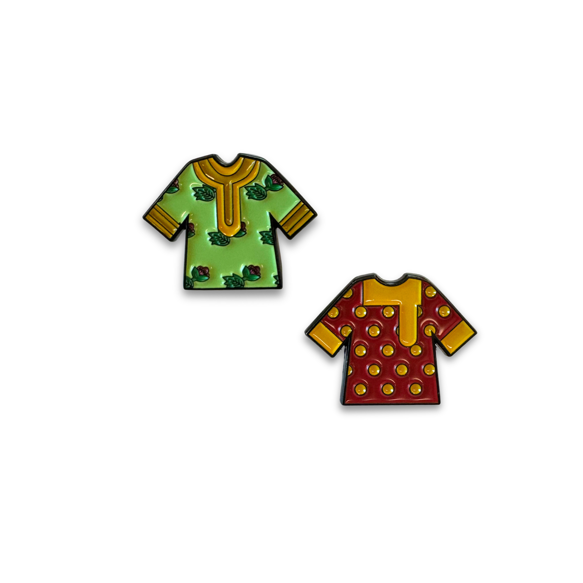 Mokhawar dress enamel pin set, a gift idea from Elbotik