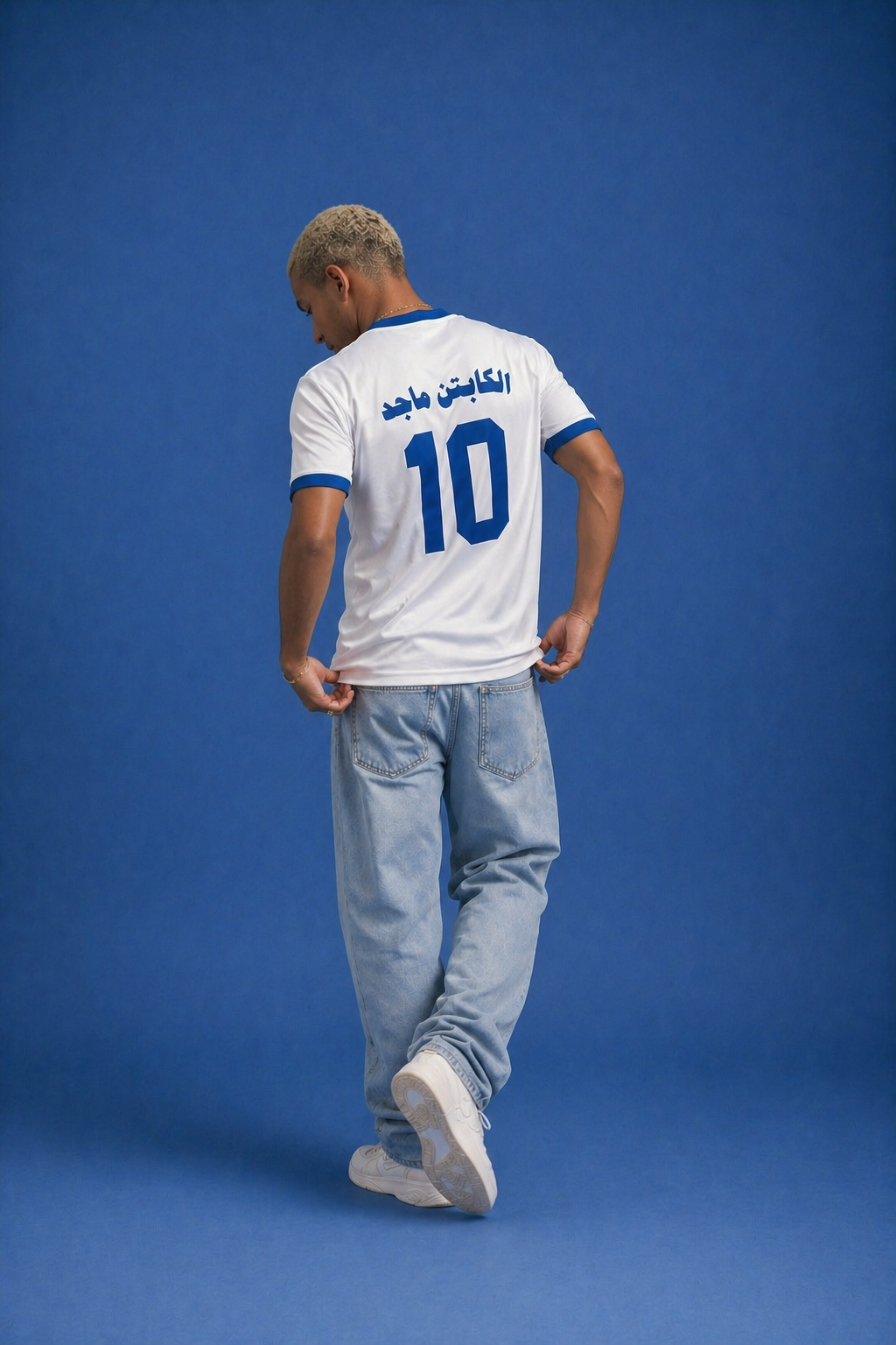 Arabic football jersey with Arabic typography by Elbotik