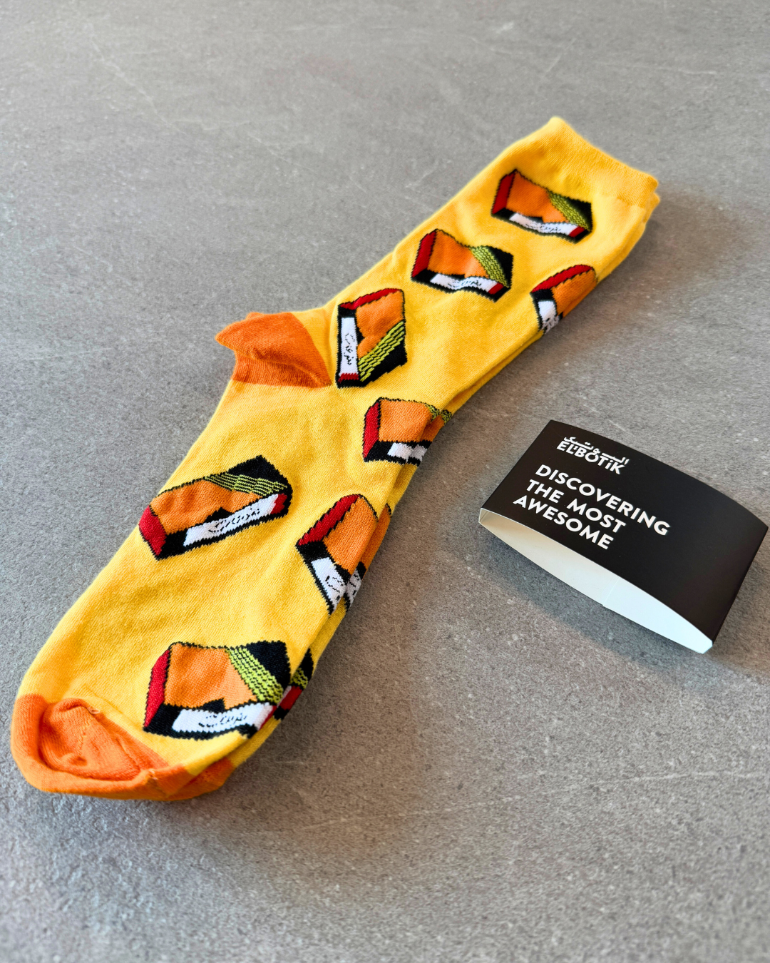 VHS socks, detail