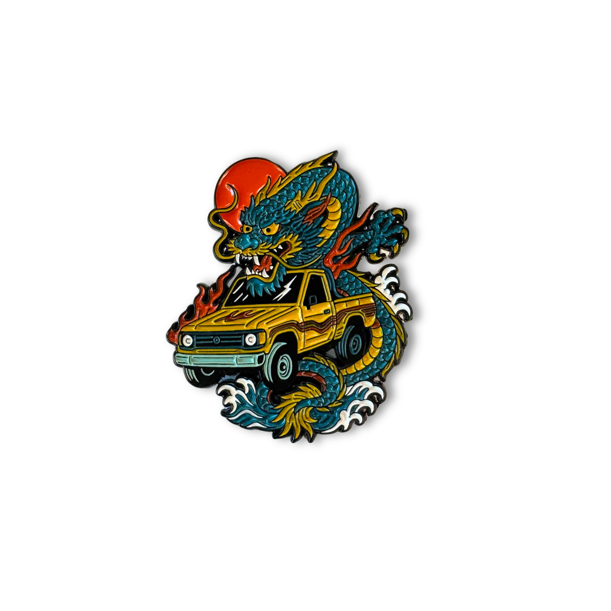 Dragon Shaas enamel pin by Elbotik