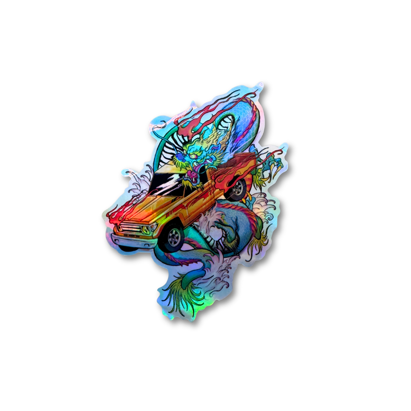 Shaas Dynasty holographic vinyl sticker by Elbotik