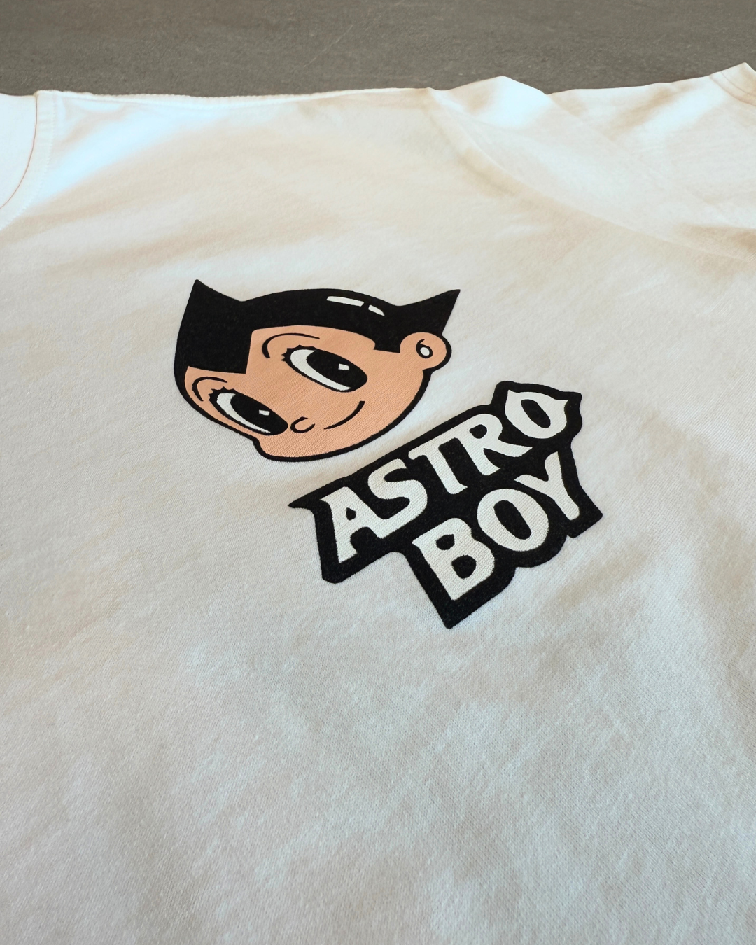 Anime tribute tee, detail view
