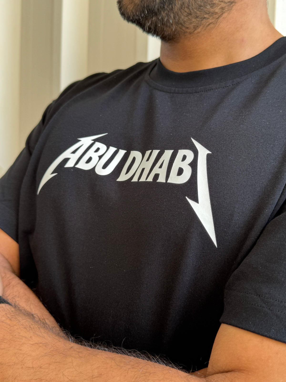 Abu Dhabi Metal Tee, print detail