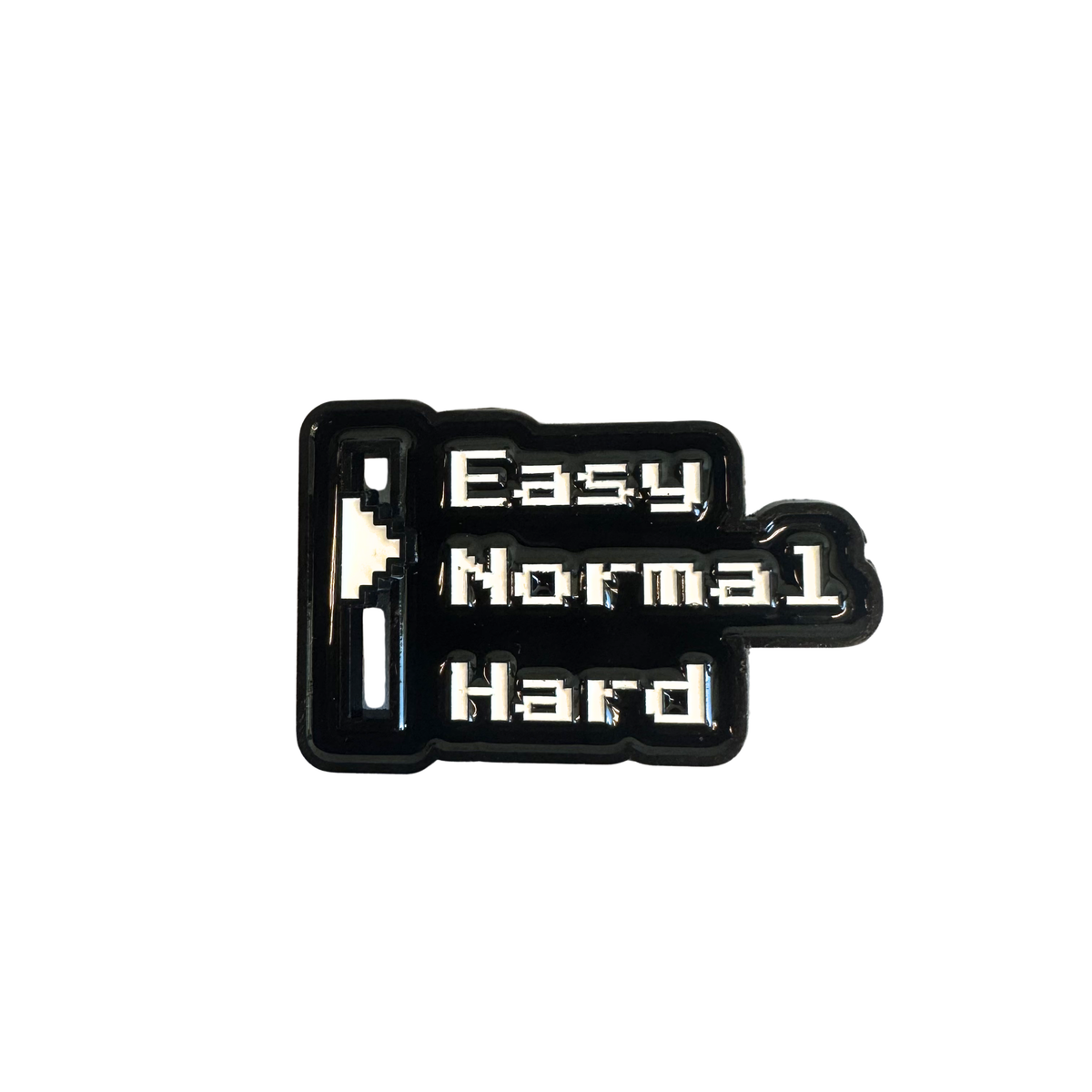 Level Selector pin, close-up