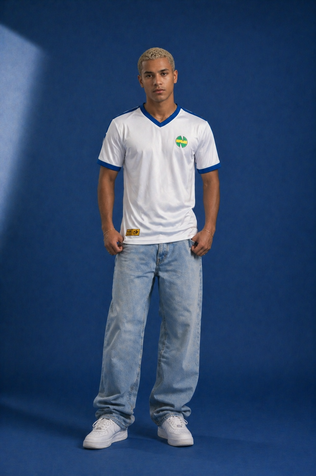 Arabic football jersey, back view