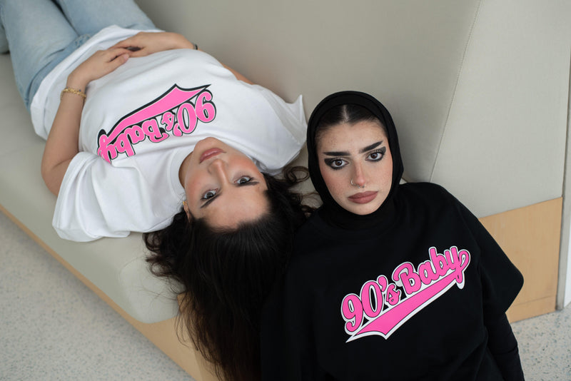 90s Baby graphic tee by Elbotik, front view
