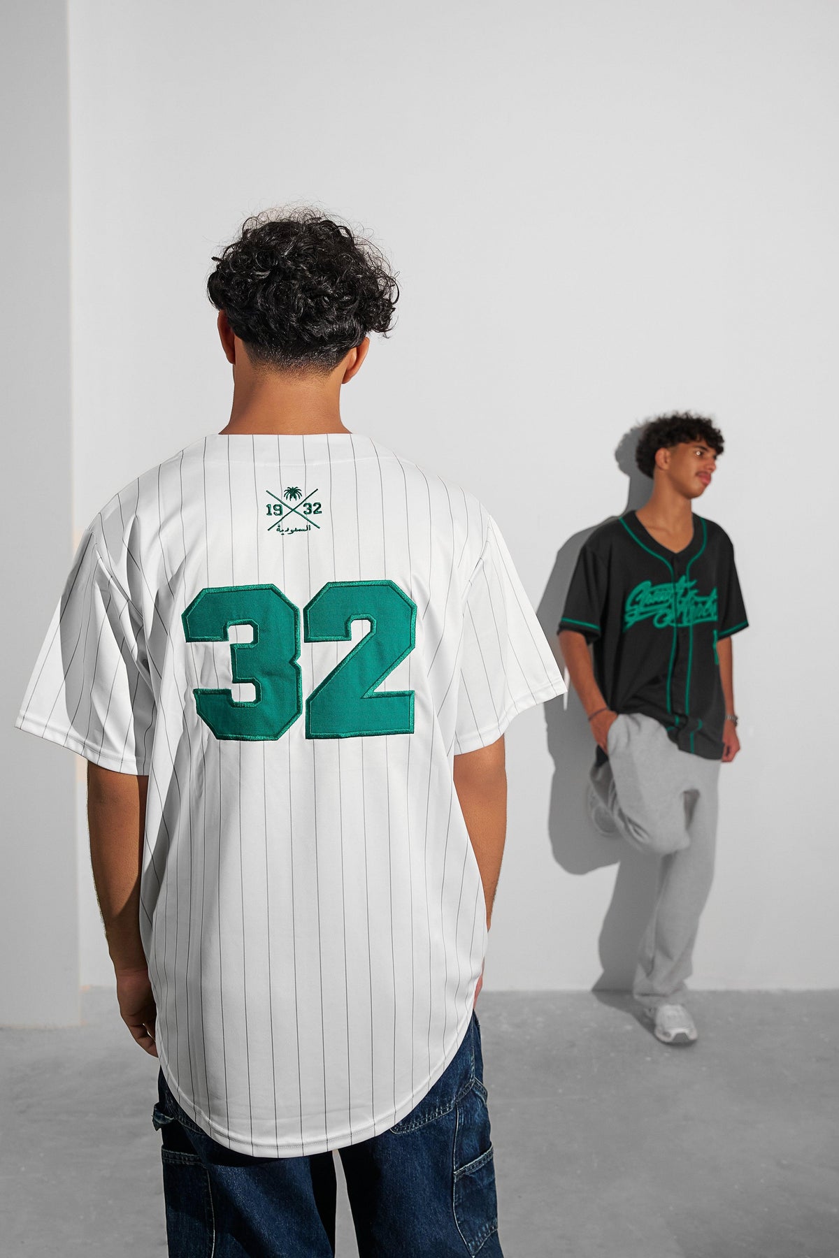 Saudi Arabia white jersey worn, alternate angle