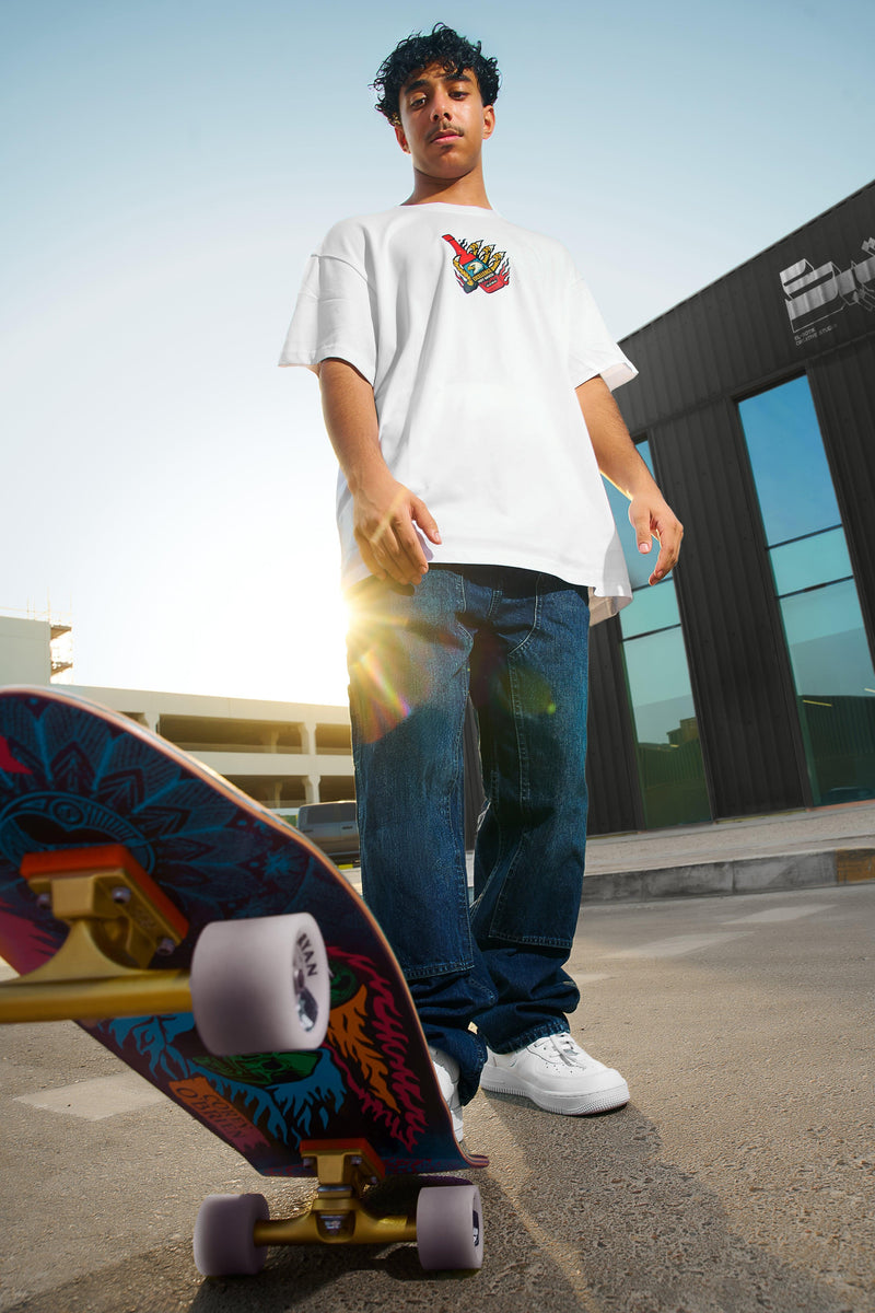 The Eagle of Excellence tee by Elbotik, worn front view