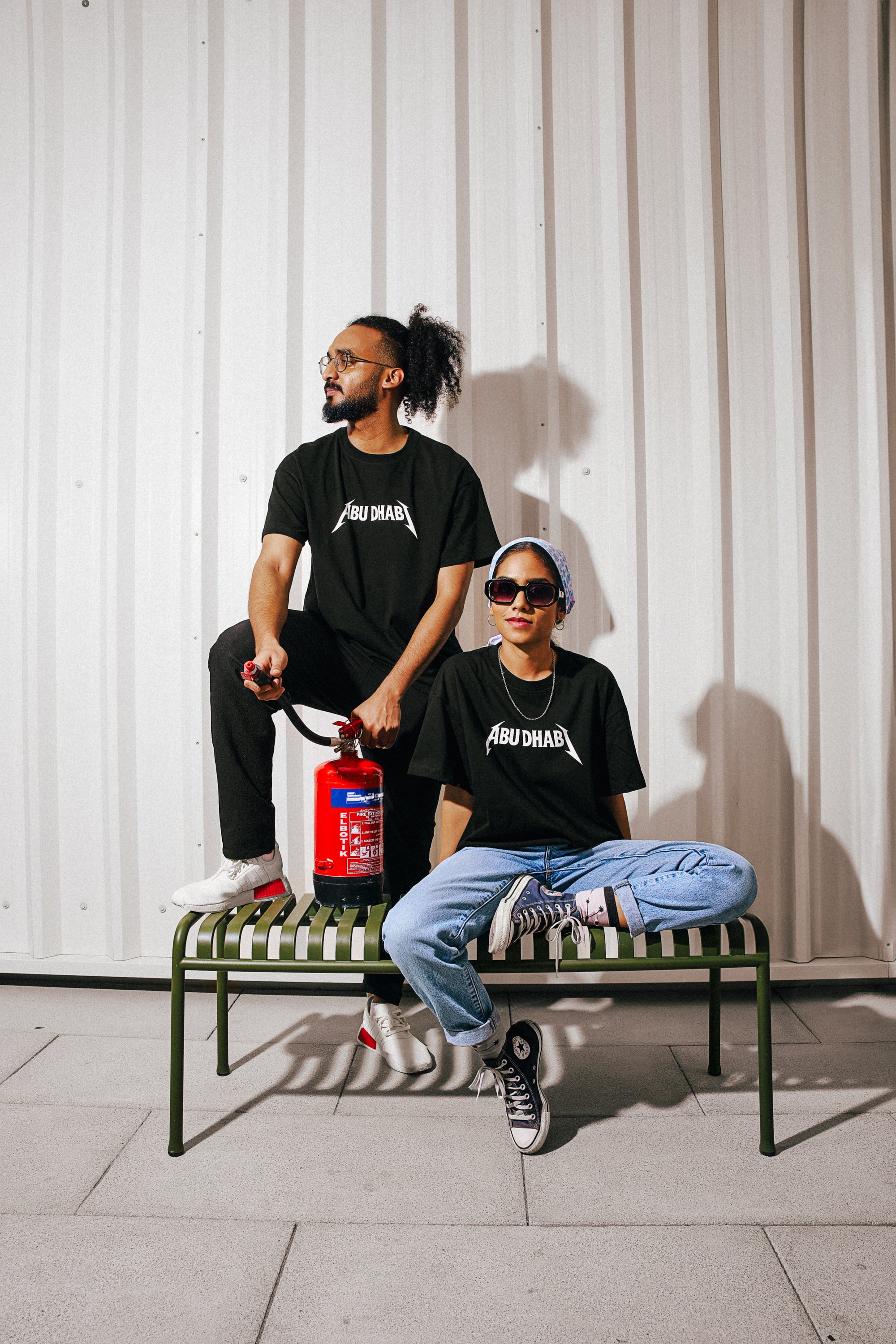 Abu Dhabi Metal Tee – Black Edition