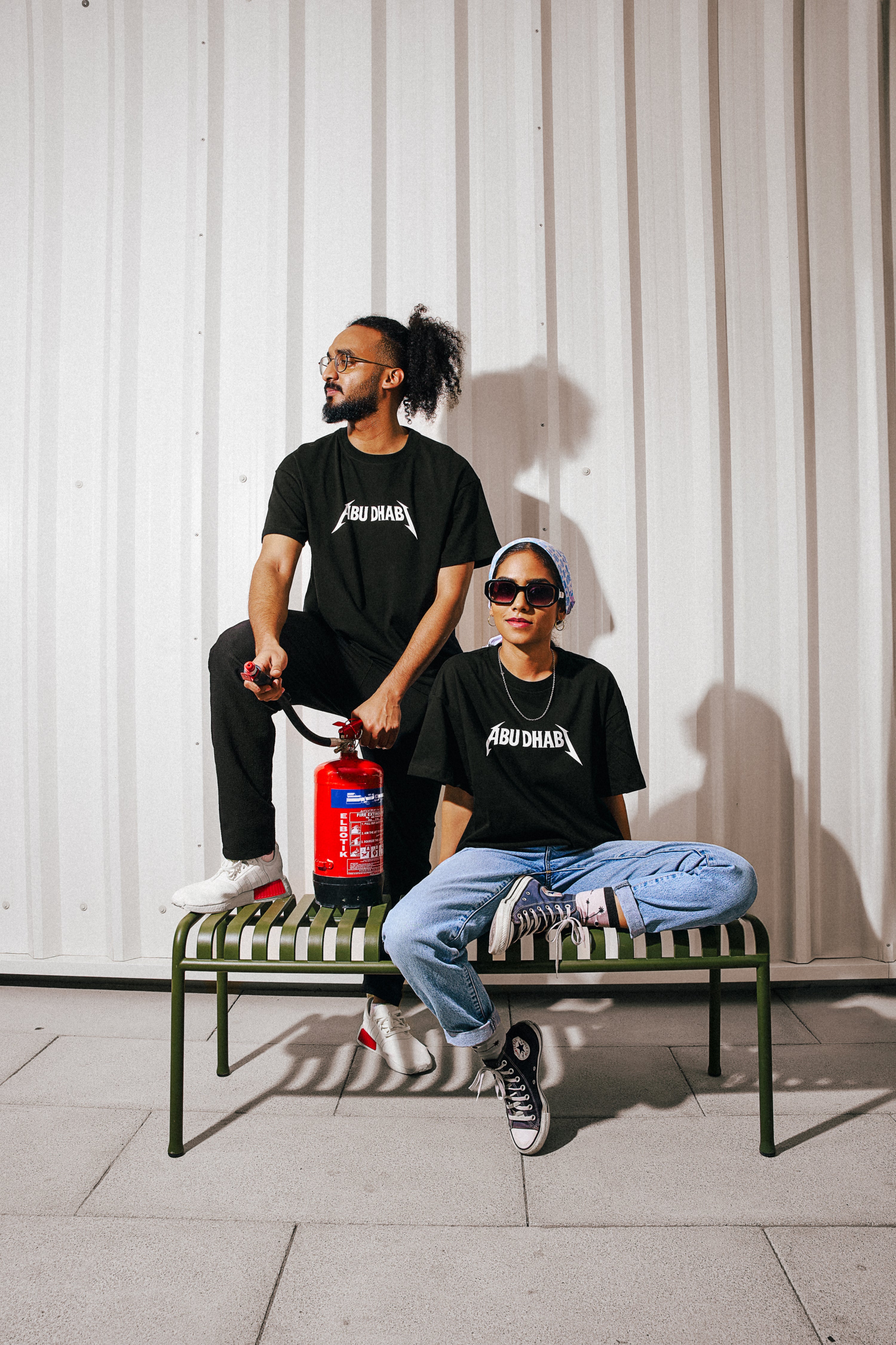 Abu Dhabi Metal Tee – Black Edition