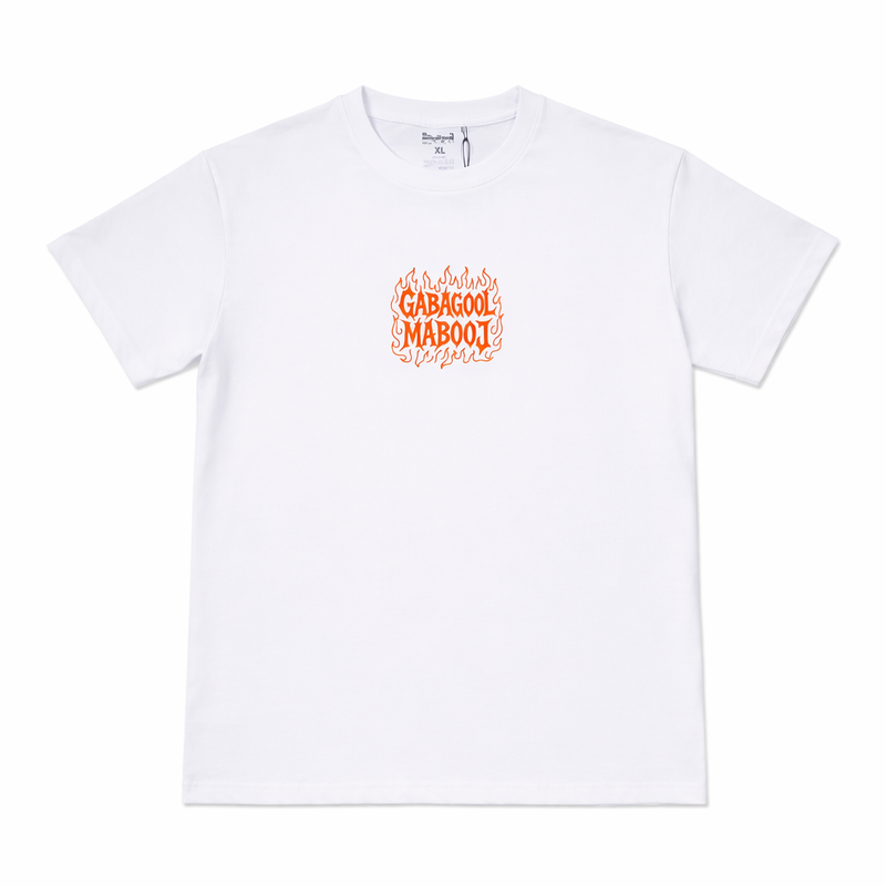 Gabagool Mabooj tee by Elbotik, front view