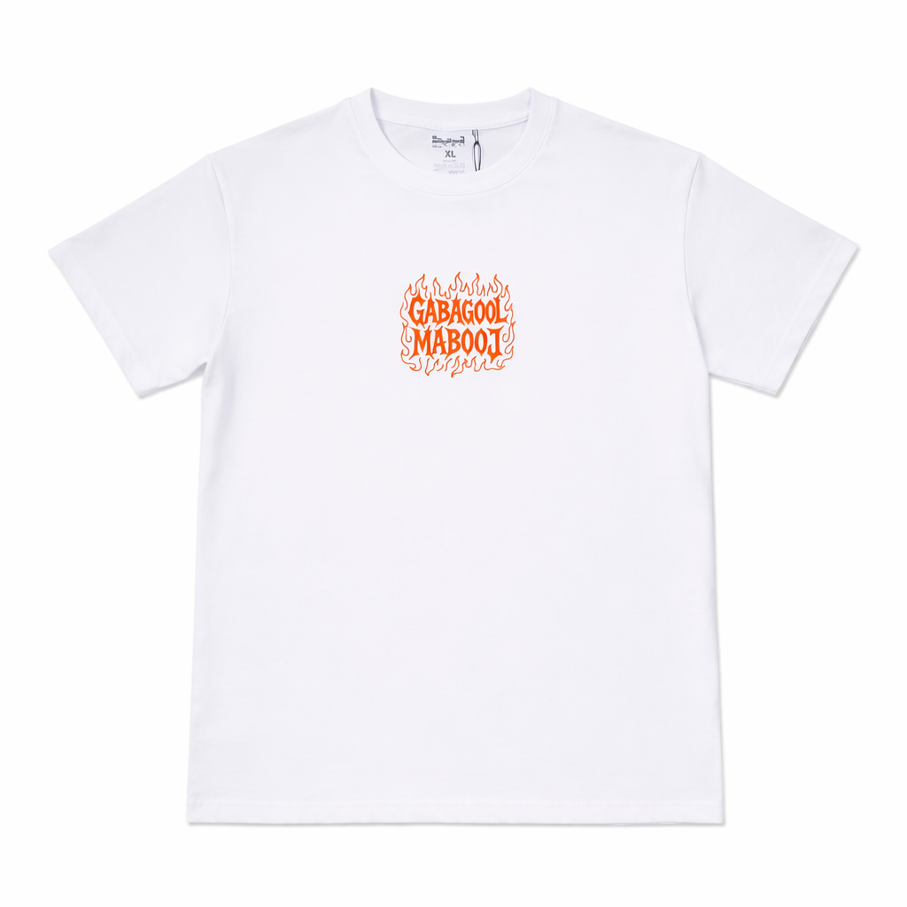 Gabagool Mabooj tee by Elbotik, front view
