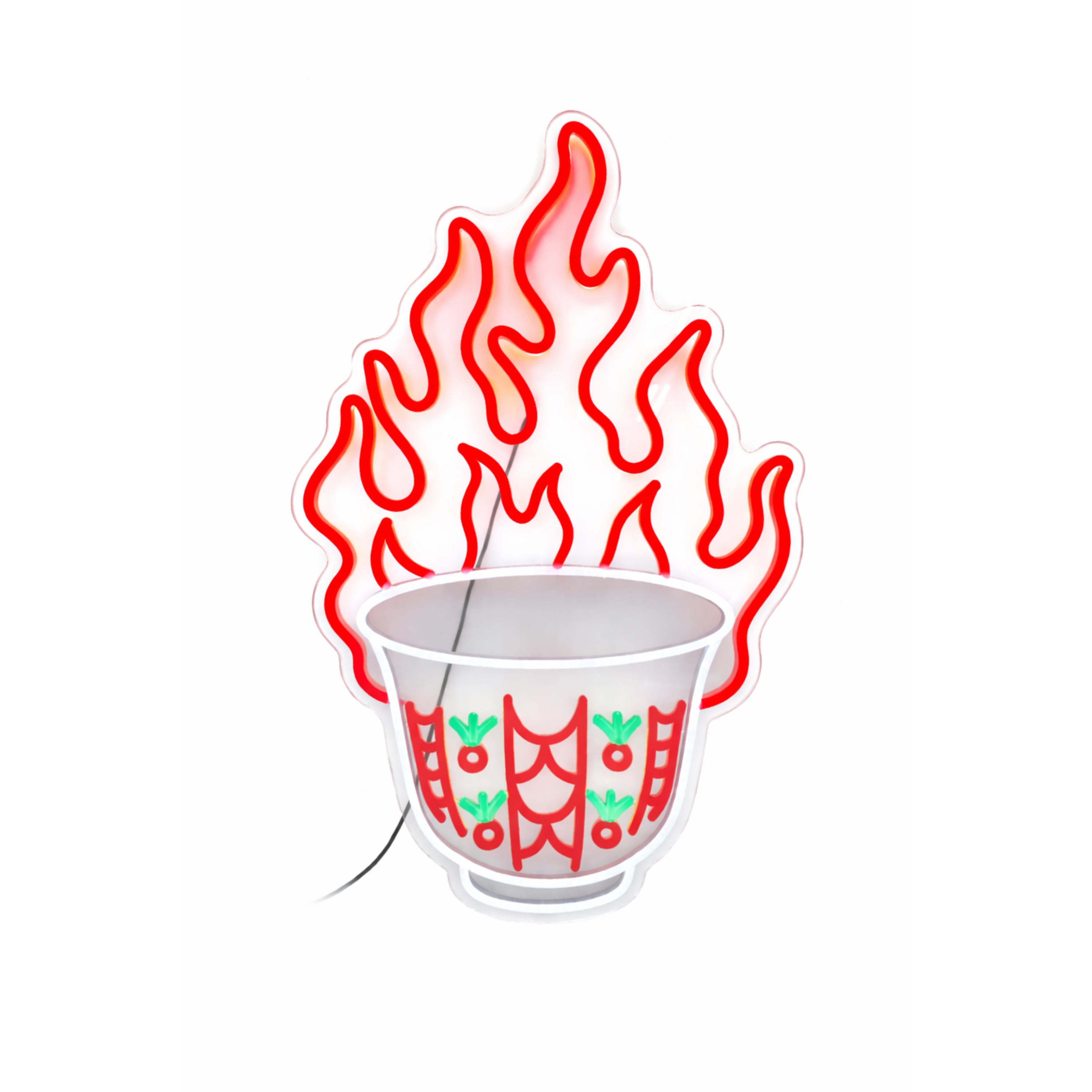 Finjan Arabic Coffee Cup Neon Light