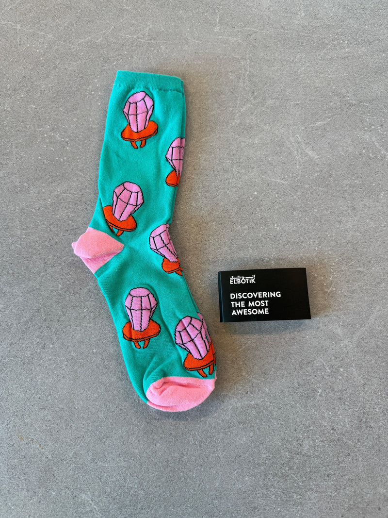 Sugar Rush socks, pattern detail