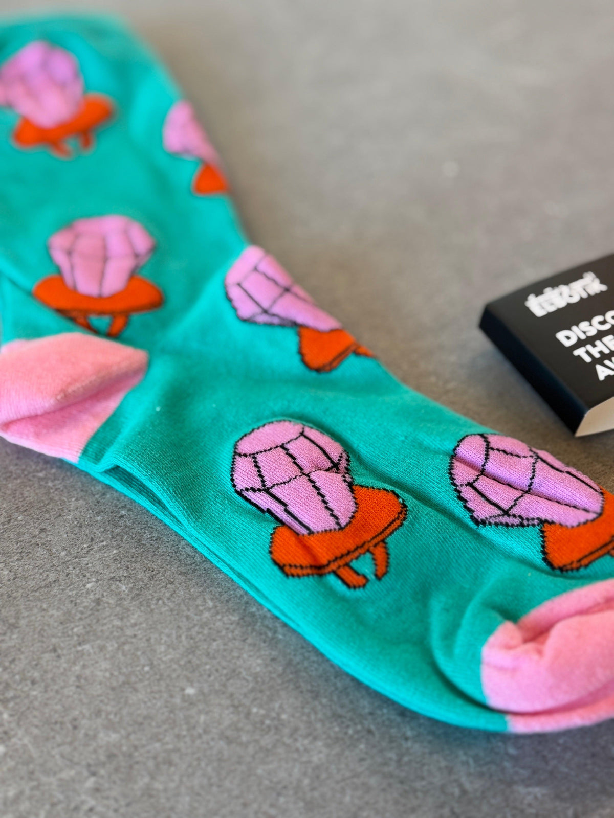 Sugar Rush socks worn