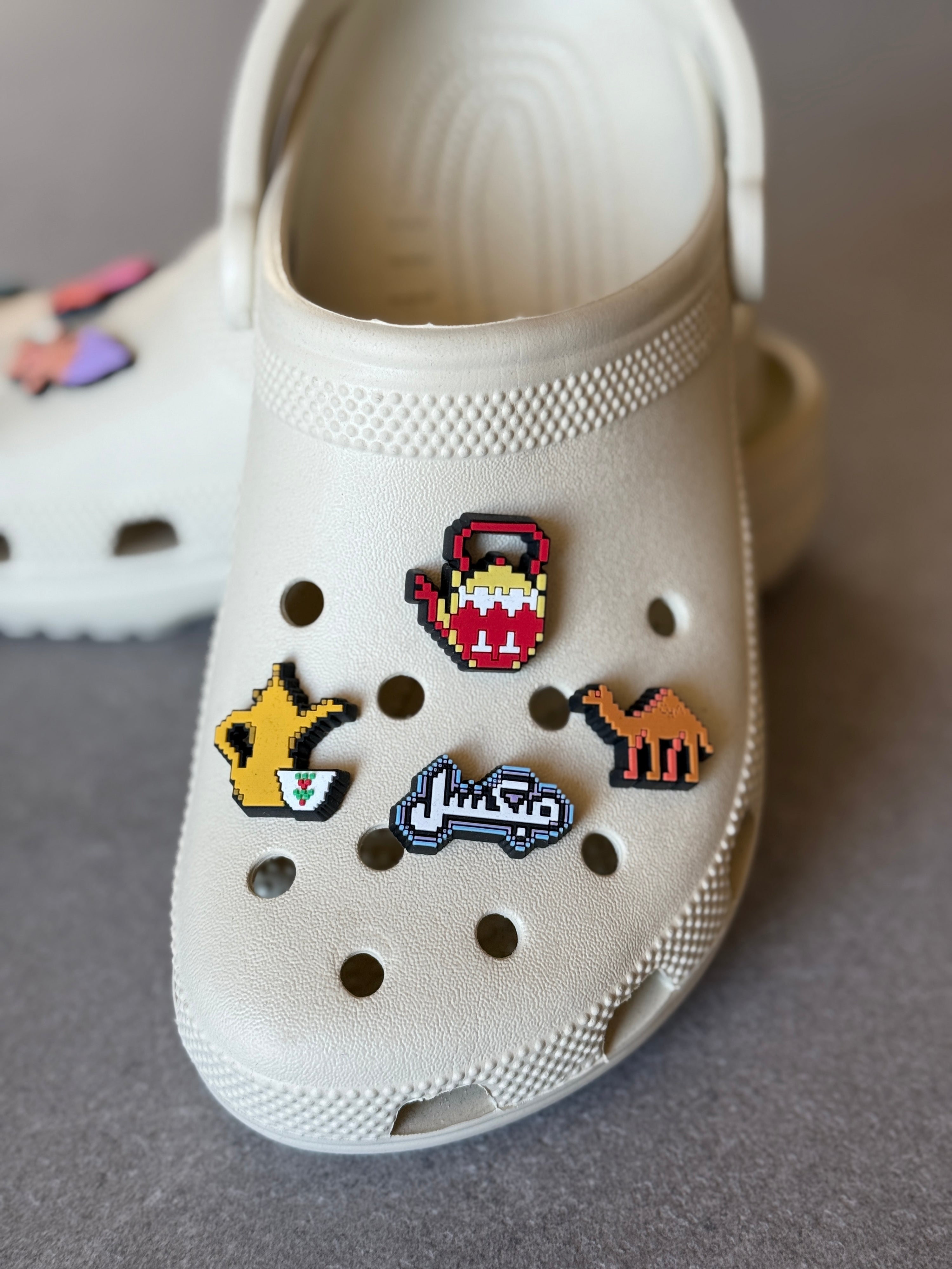 Pixel Habibi Pack (Heritage Edition) Crocs Charms – Set of 4