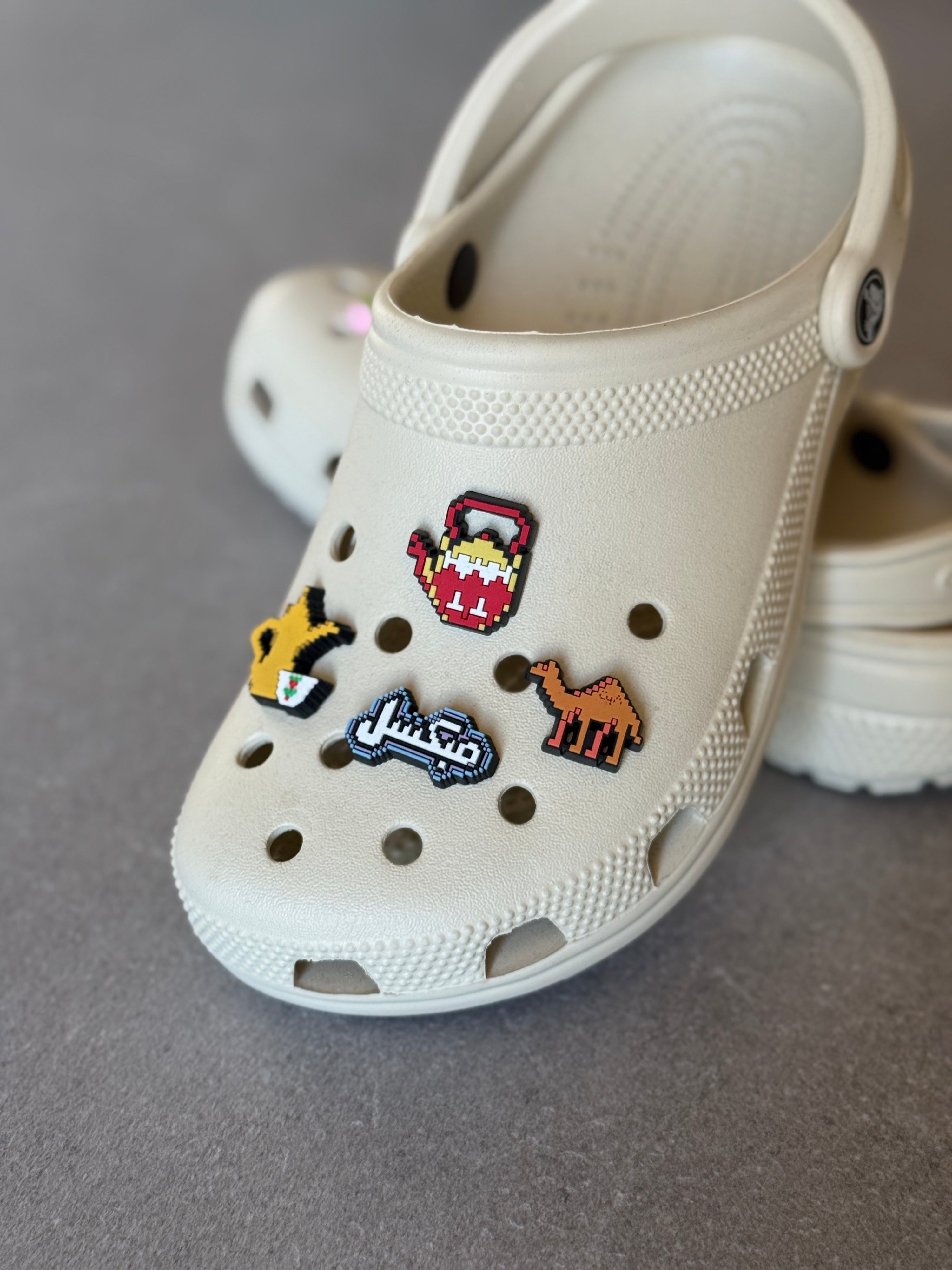 Pixel Habibi Pack (Heritage Edition) Crocs Charms – Set of 4