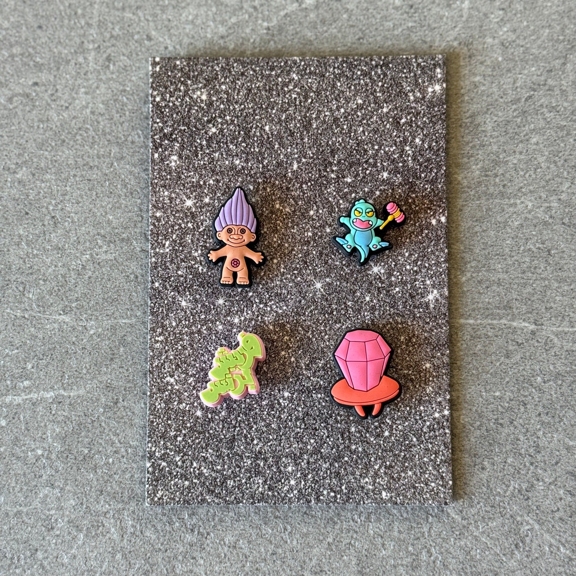 Yalla 90s crocks charms - Set of 4