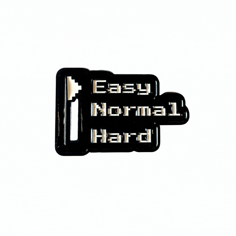 Level Selector pin animation showing the slider moving between Easy, Normal and Hard