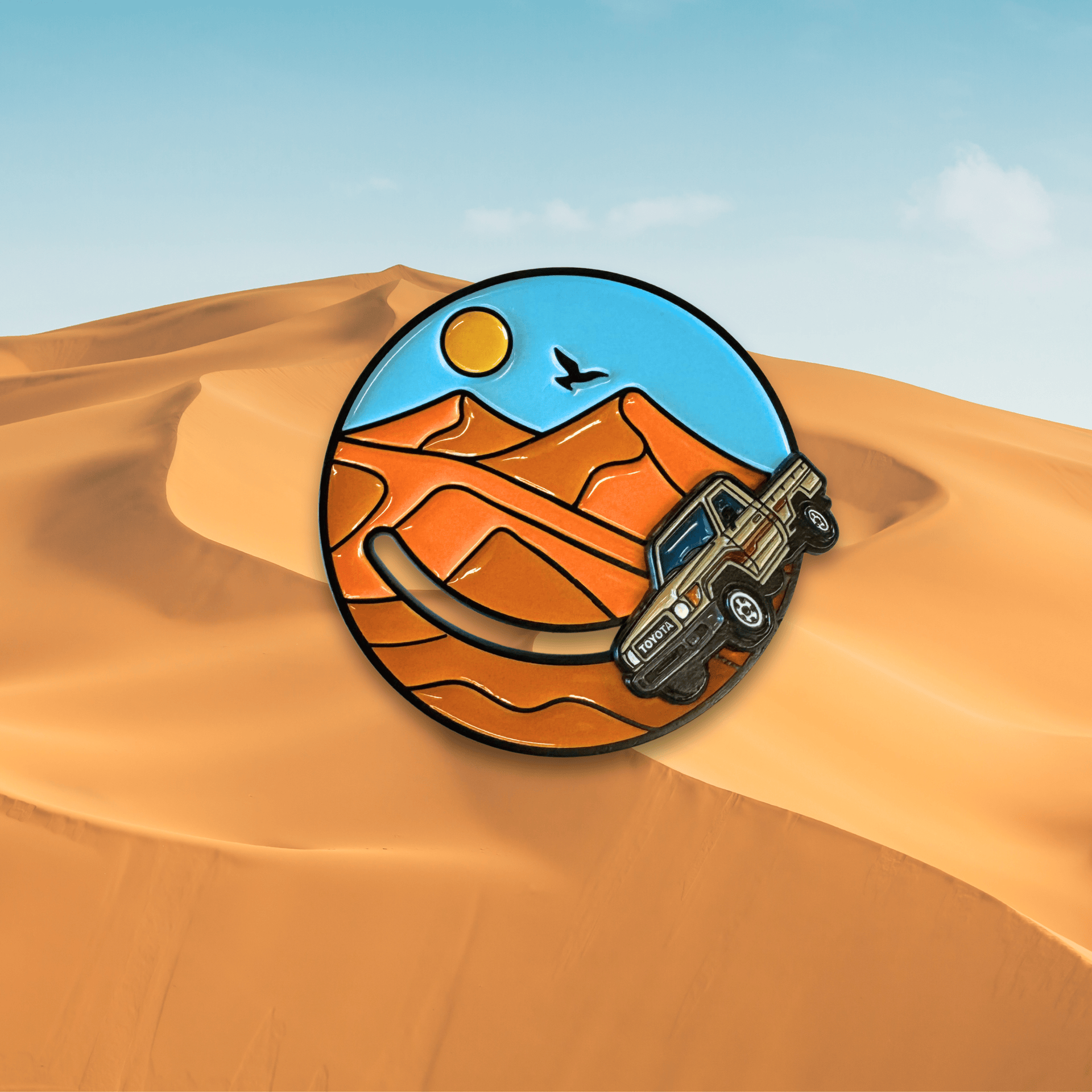 Shaas Cruising Action Pin