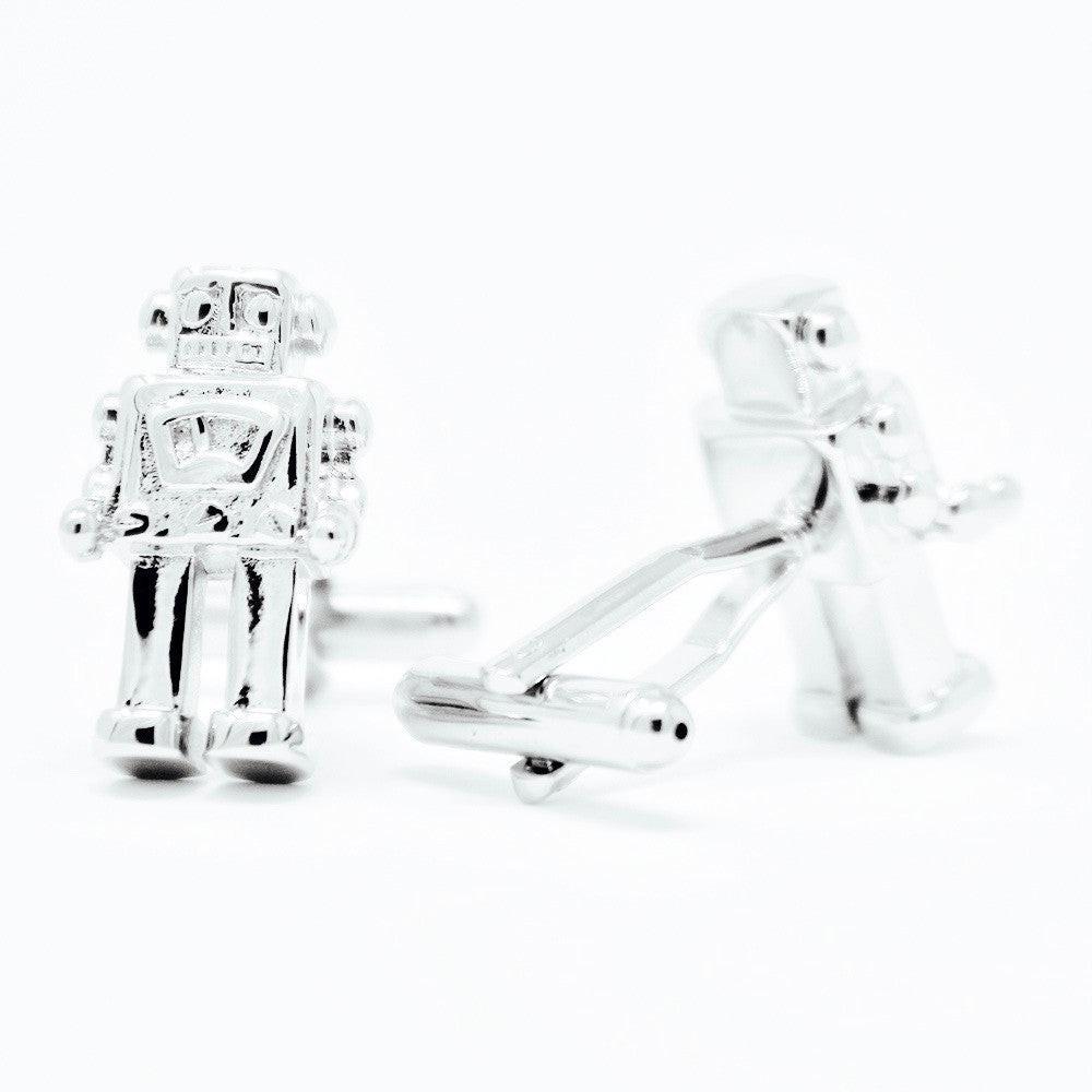 Robot cufflinks, alternate view