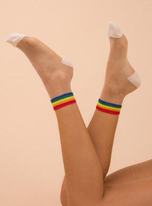 Striped Transparent Socks