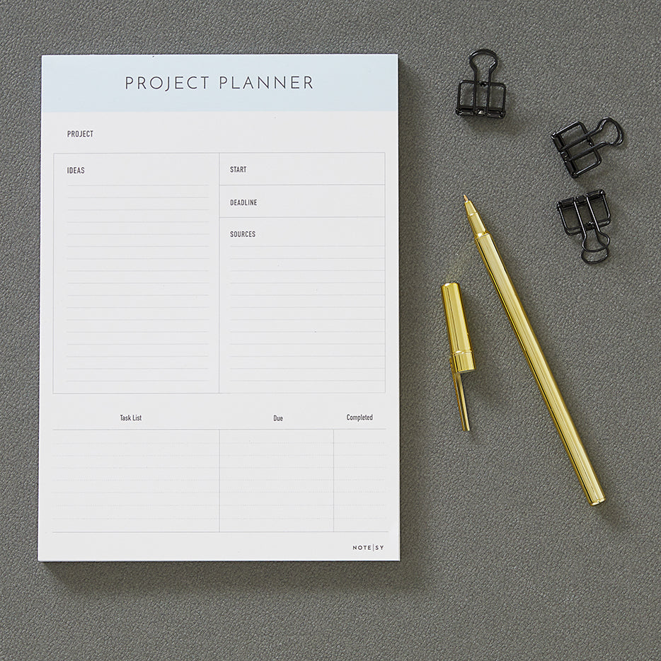 Project Planner Notepads
