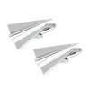 Paper Airplane silver Cufflinks