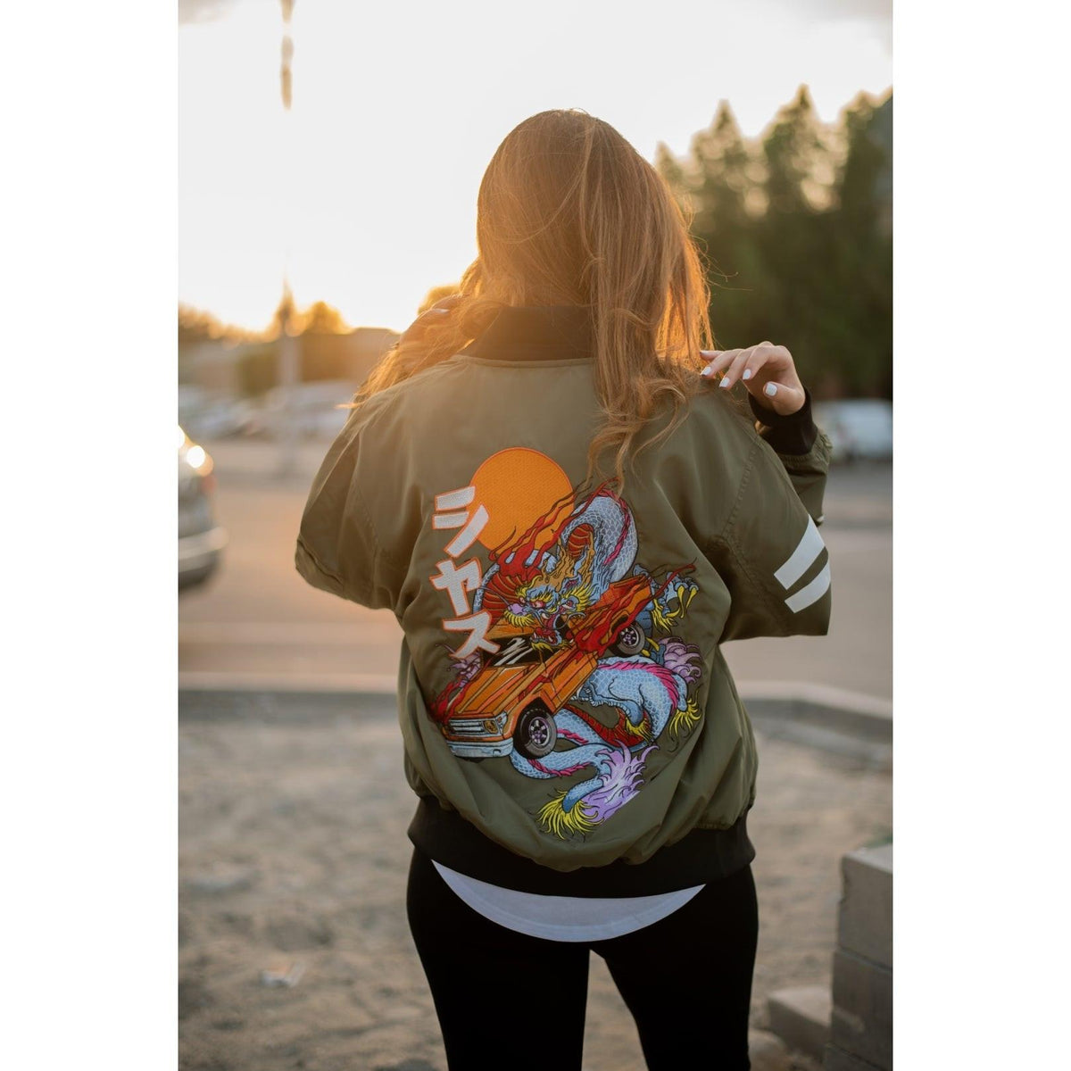 Shaas Dynasty bomber jacket, alternate angle