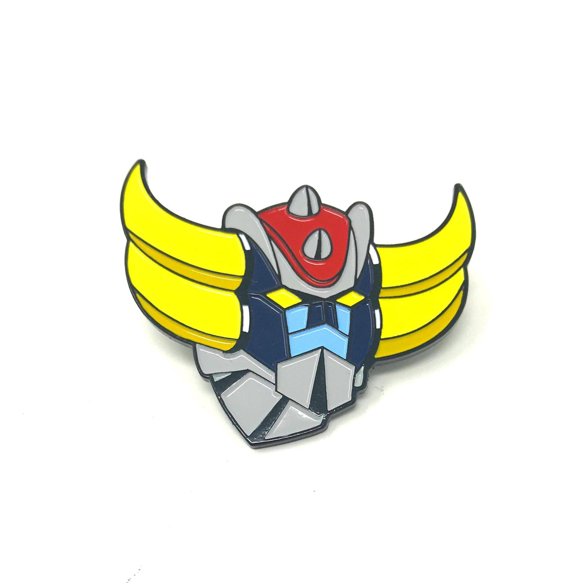 Retro mecha robot enamel pin by Elbotik