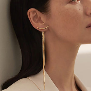 Long Thread Tassel Earrings
