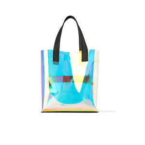 Hologram Transparent Rainbow Shoulder Bag Tote