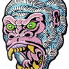 Embroidered Roaring Gorilla patches