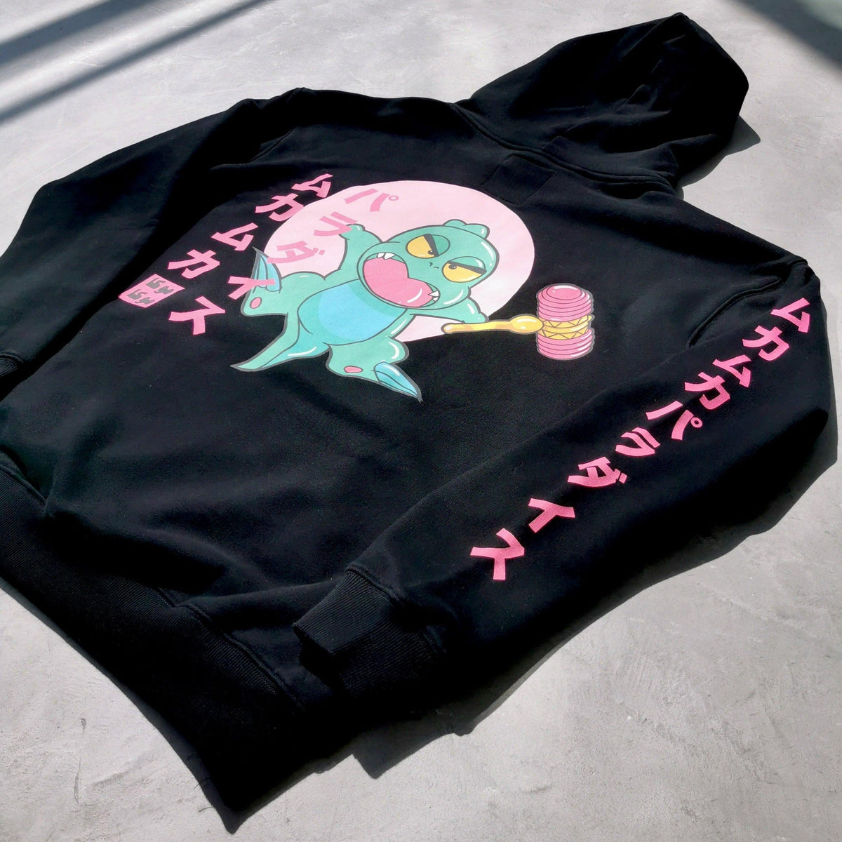 Muka Muka hoodie, detail view