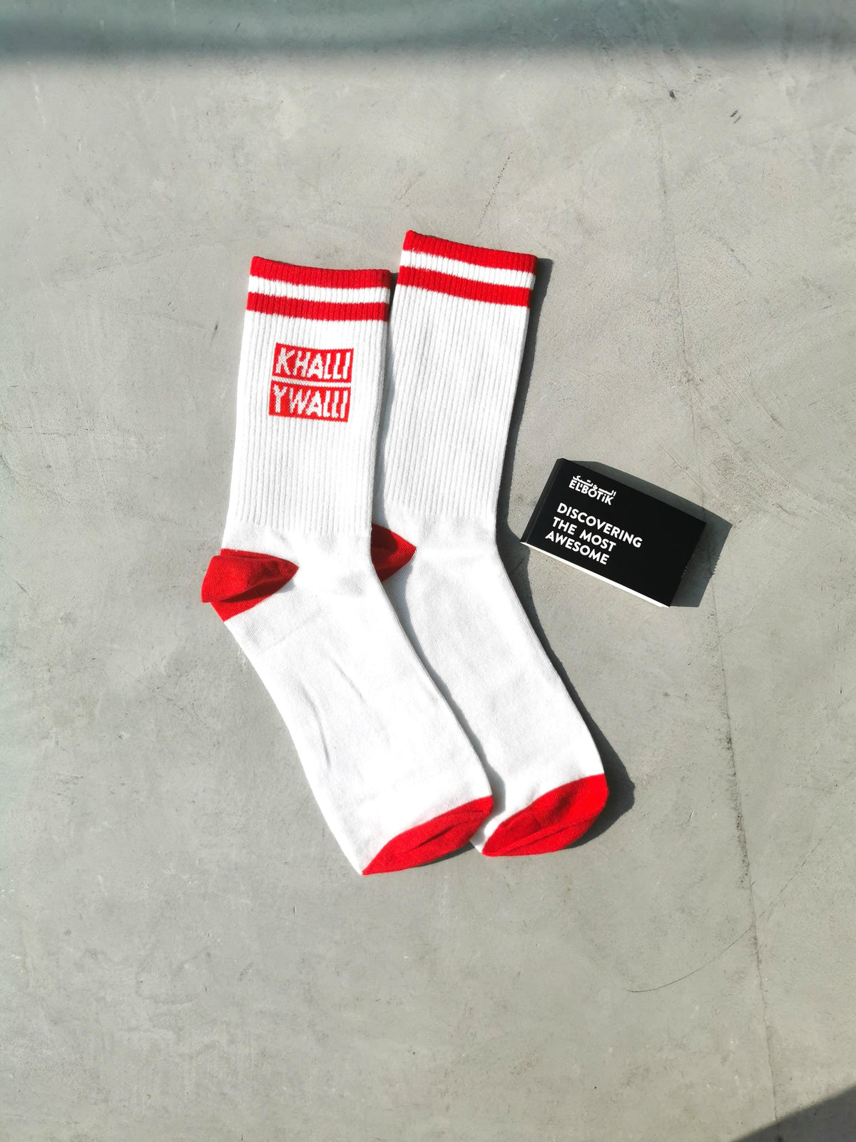 Khalli Ywalli red socks worn