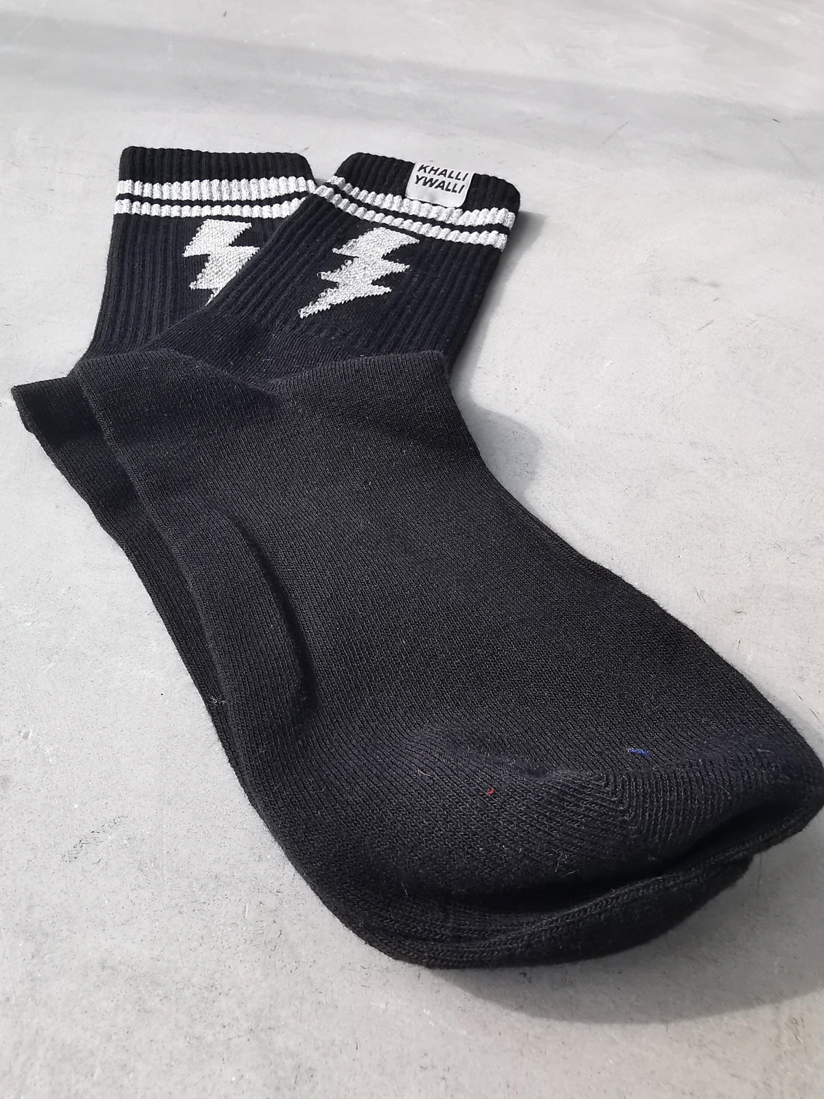 Reflective Khalli Yiwalli socks, pattern detail