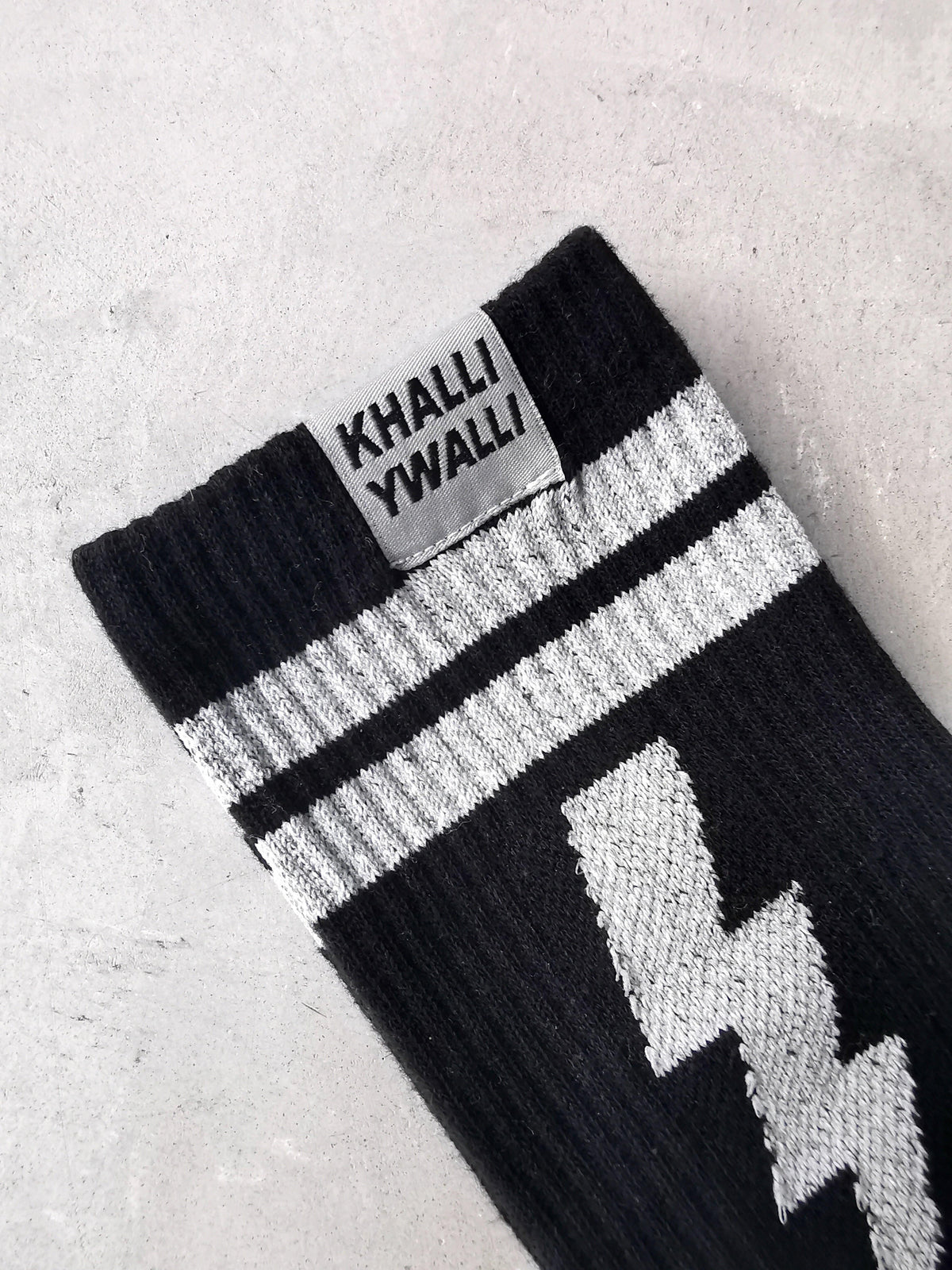 Reflective Khalli Yiwalli socks, alternate view