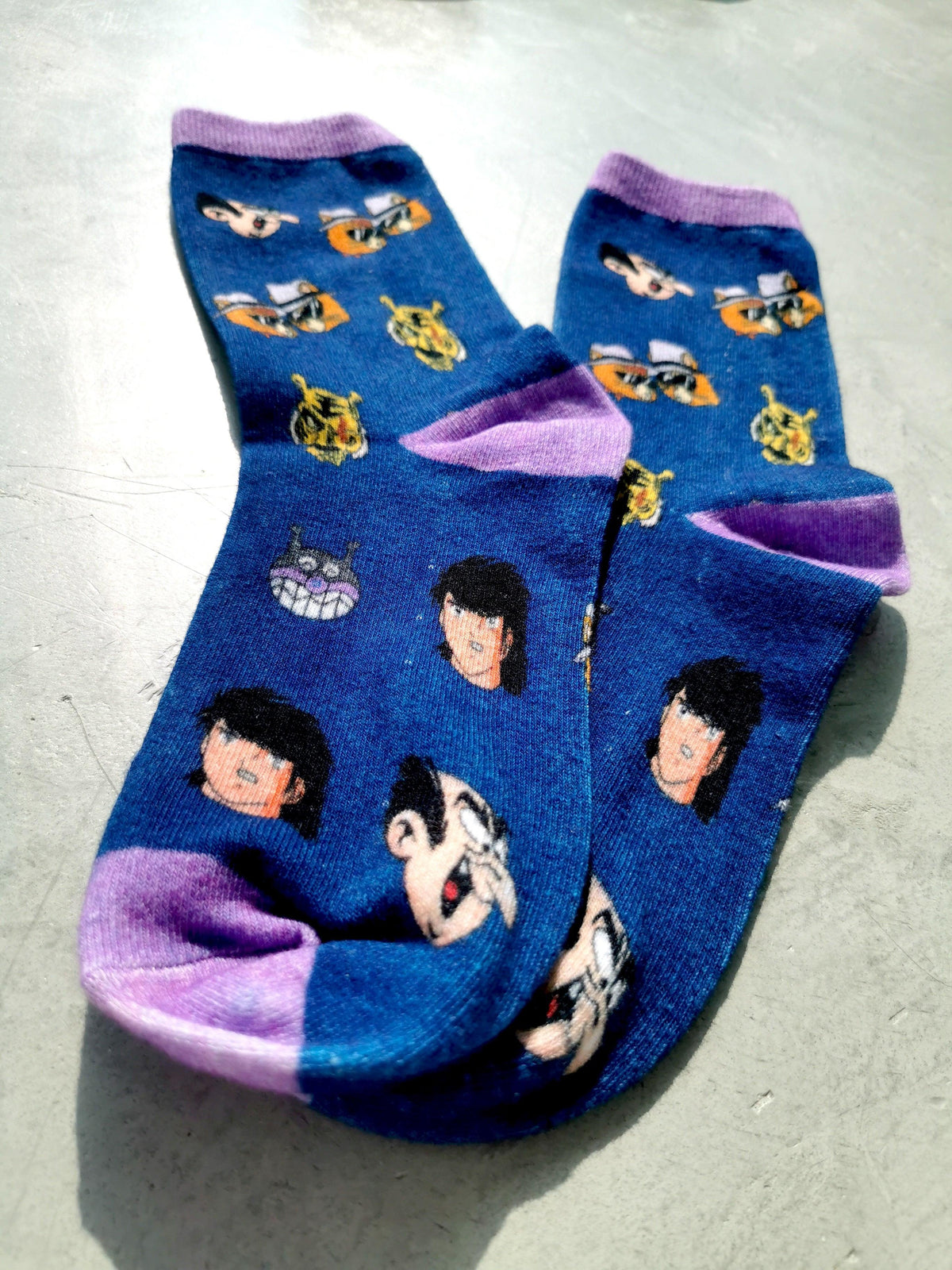 Cartoon villains socks, alternate view