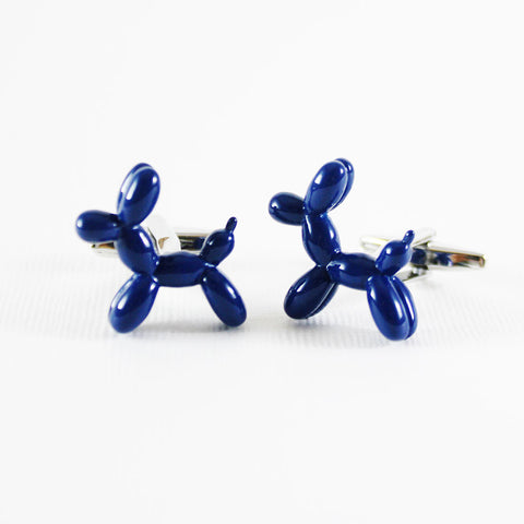 Most Unique Cufflinks - Blue Shaped Balloon Cufflinks - ELBOTIK.com