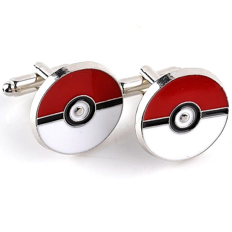 Pocket monster character cufflinks by Elbotik, pair