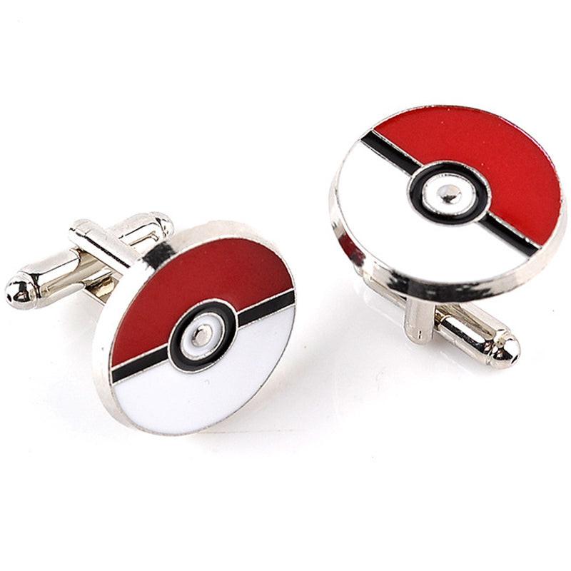 Pocket monster cufflinks, detail