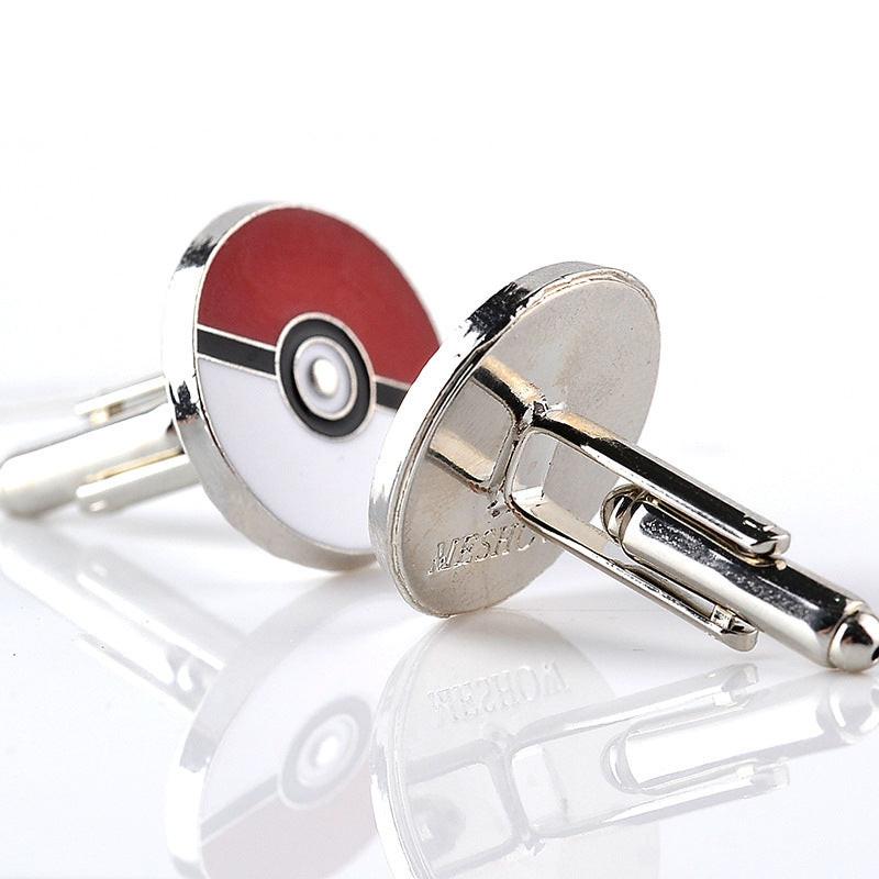 Pocket monster cufflinks, side view