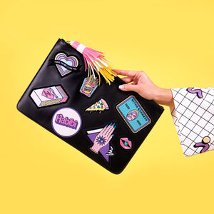 Patches Clutch Bag