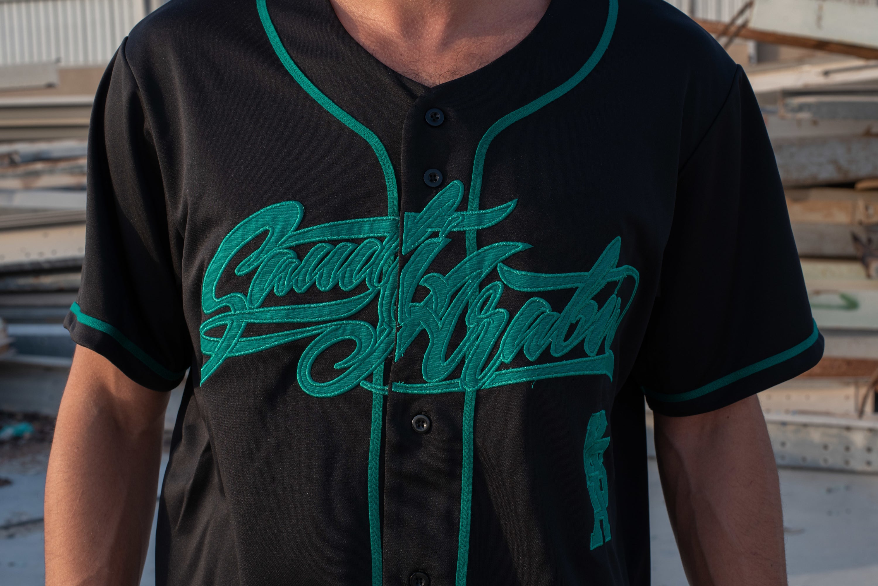 Saudi Arabia Baseball Jersey Black