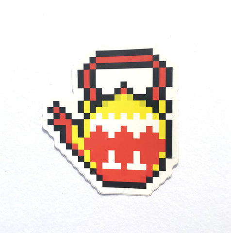 8bit Teapot Sticker