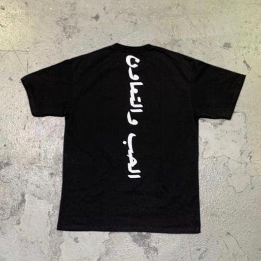 Love and Cooperation tee, graphic close-up