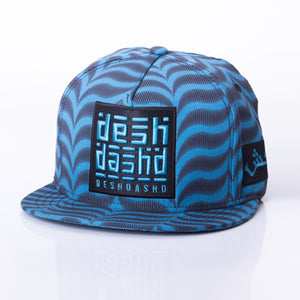 Sea Blue Ghutra Buckle Hat